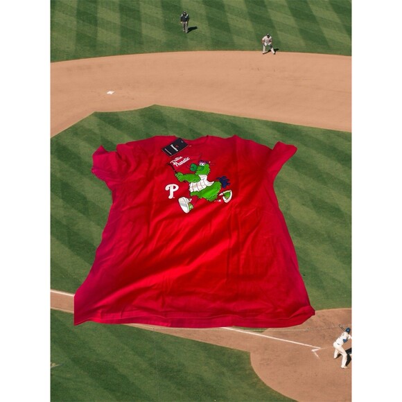 NWT Fanatics Mens Size Xxl Philadelphia Phillies Phanatic T-shirt Red - Picture 1 of 5